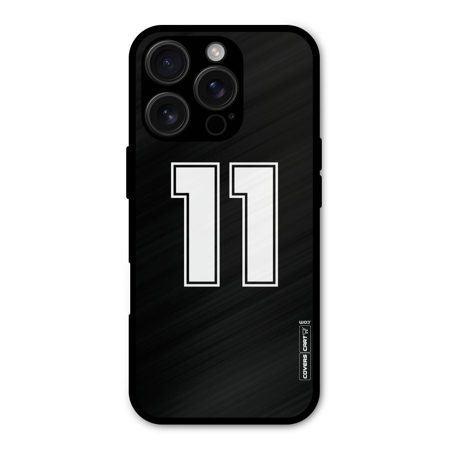 Number 11 Shockproof Hybrid Protection (Metal + TPU) Back Case Cover