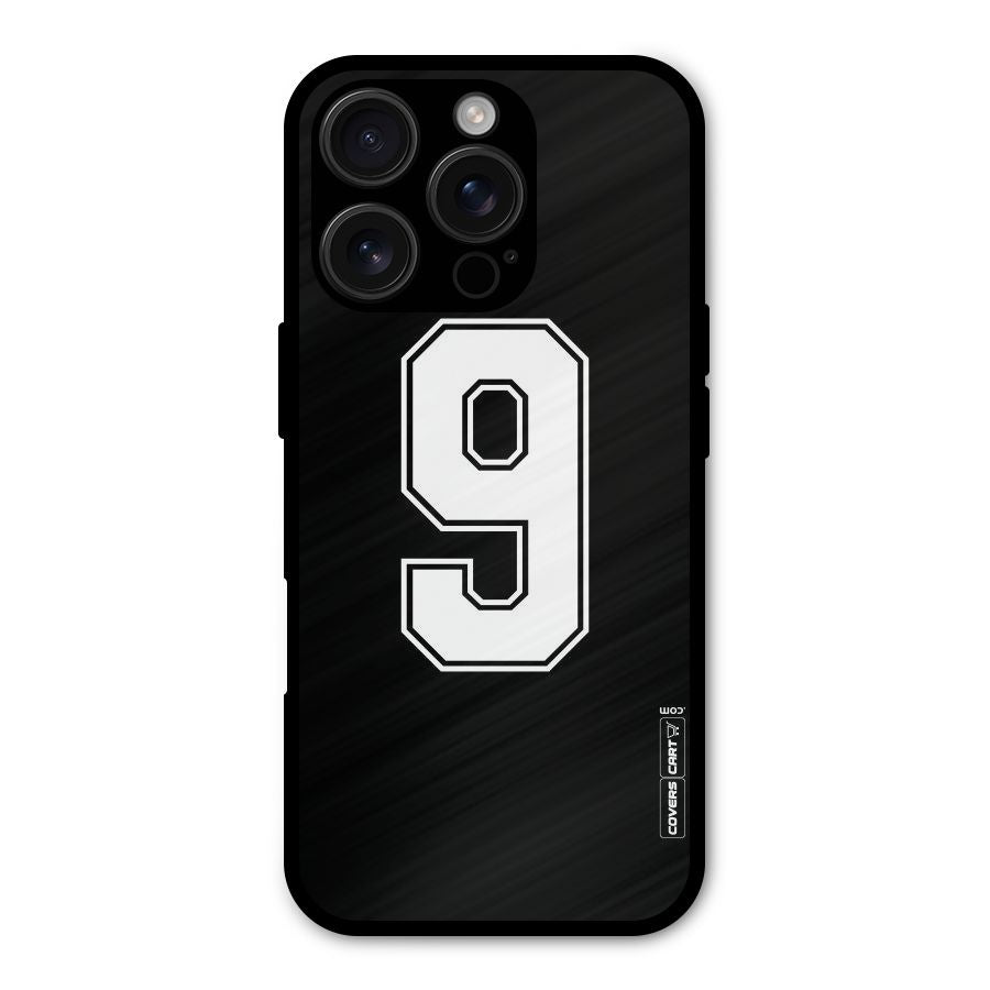 Number 9 Shockproof Hybrid Protection (Metal + TPU) Back Case Cover
