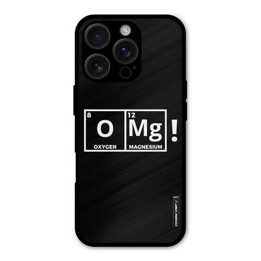 OMG Chemistry Pun Shockproof Hybrid Protection (Metal + TPU) Back Case Cover