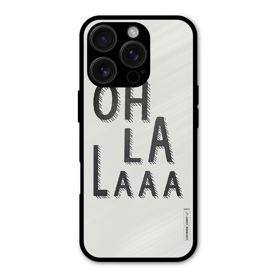 Oh La La Shockproof Hybrid Protection (Metal + TPU) Back Case Cover