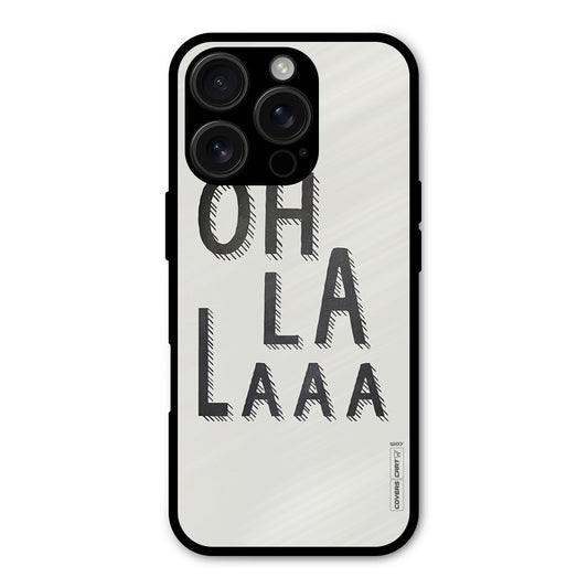 Oh La La Shockproof Hybrid Protection (Metal + TPU) Back Case Cover