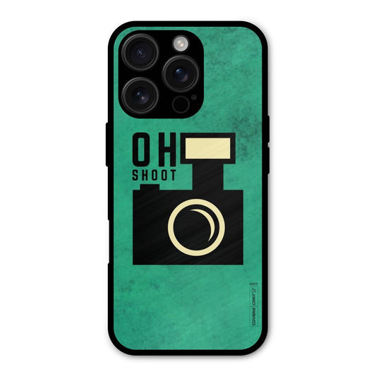 Oh Shoot Shockproof Hybrid Protection (Metal + TPU) Back Case Cover