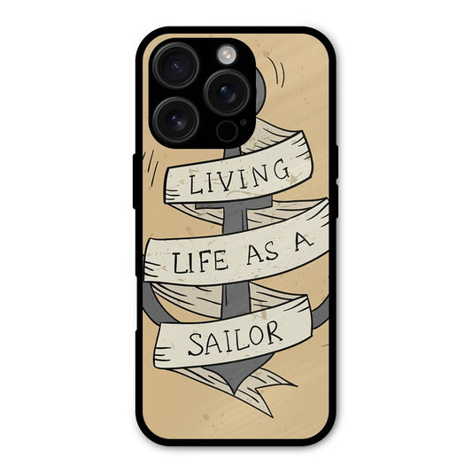 Old School Anchor Shockproof Hybrid Protection (Metal + TPU) Back Case Cover