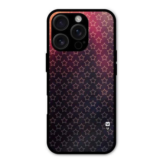 Ombre Stars Shockproof Hybrid Protection (Metal + TPU) Back Case Cover