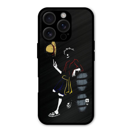 One Piece Luffy Style Shockproof Hybrid Protection (Metal + TPU) Back Case Cover