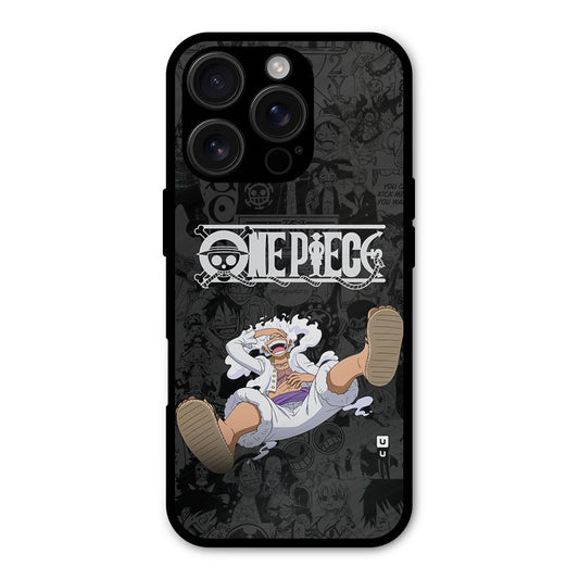 One Piece Manga Laughing Shockproof Hybrid Protection (Metal + TPU) Back Case Cover