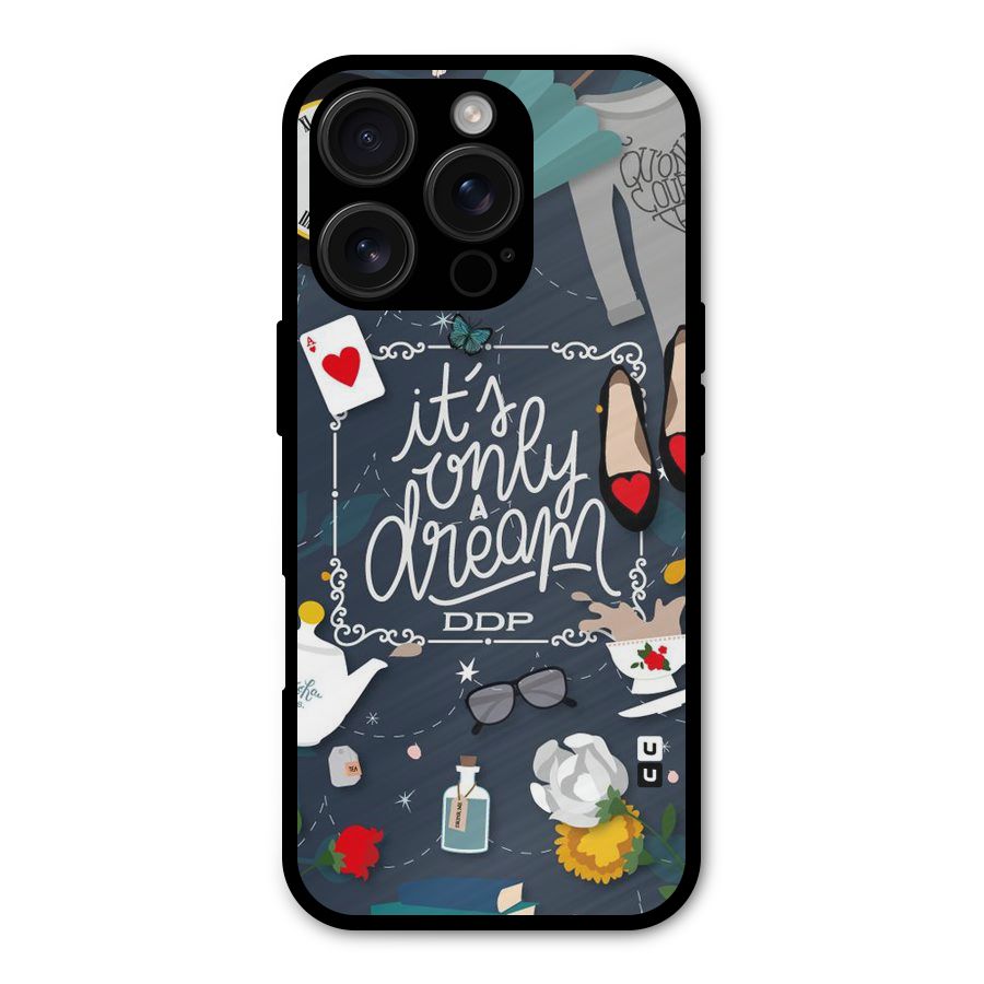 Only A Dream Shockproof Hybrid Protection (Metal + TPU) Back Case Cover