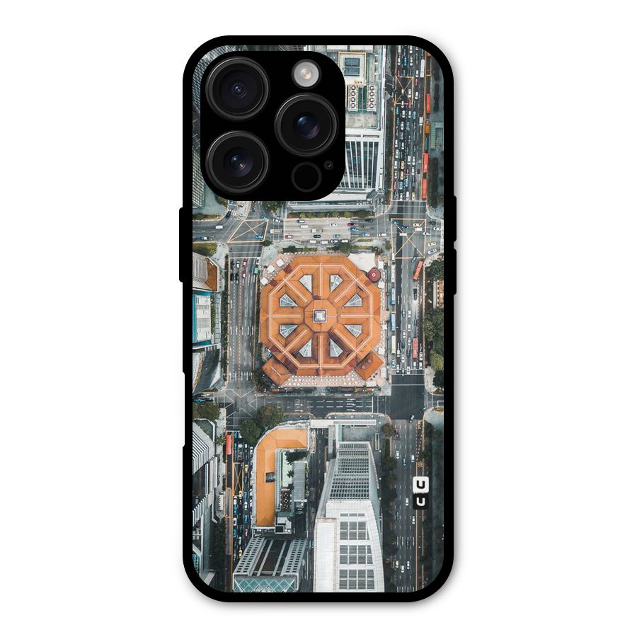Orange Dome Shockproof Hybrid Protection (Metal + TPU) Back Case Cover