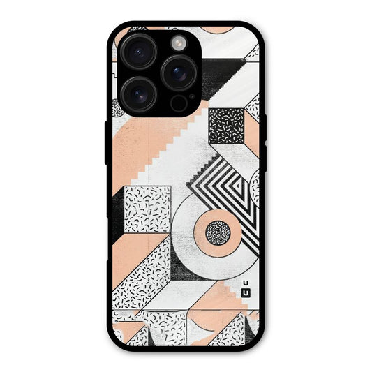 Orange Zig Zag Shockproof Hybrid Protection (Metal + TPU) Back Case Cover