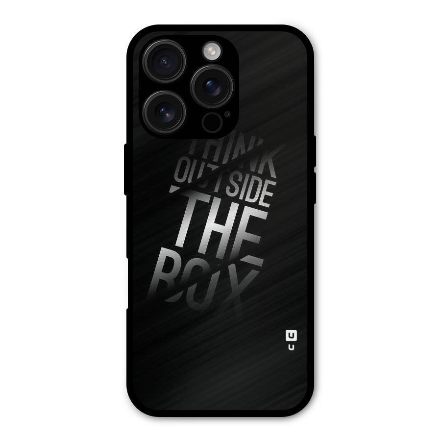 Outside The Box Thinking Shockproof Hybrid Protection (Metal + TPU) Back Case Cover