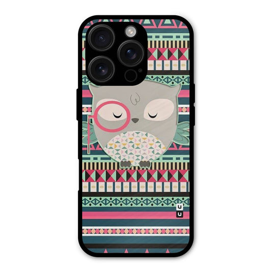Owl Cute Pattern Shockproof Hybrid Protection (Metal + TPU) Back Case Cover