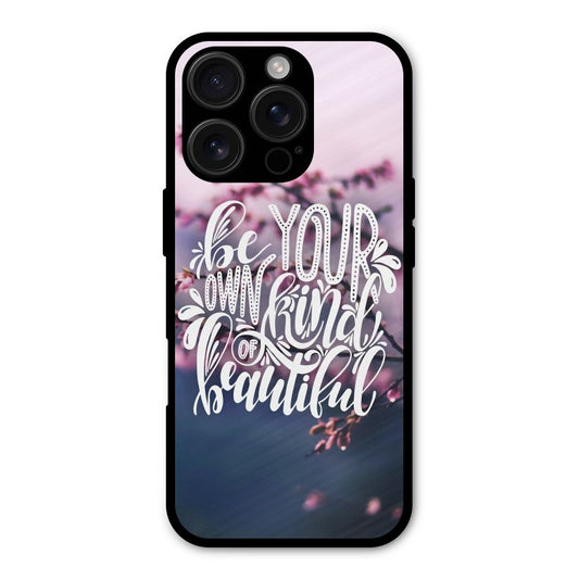 Own Kind of Beautiful Shockproof Hybrid Protection (Metal + TPU) Back Case Cover