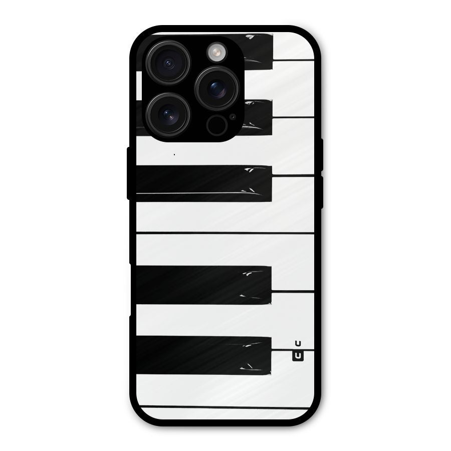 Paino Keys Printed Classy Shockproof Hybrid Protection (Metal + TPU) Back Case Cover