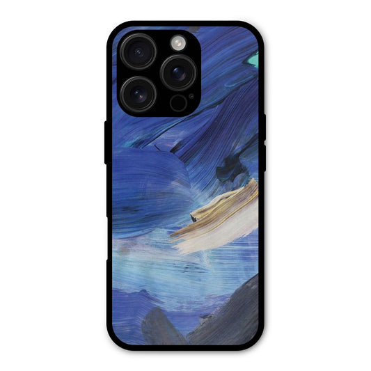 Paint Brush Strokes Shockproof Hybrid Protection (Metal + TPU) Back Case Cover