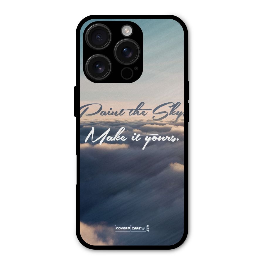 Paint the Sky Shockproof Hybrid Protection (Metal + TPU) Back Case Cover