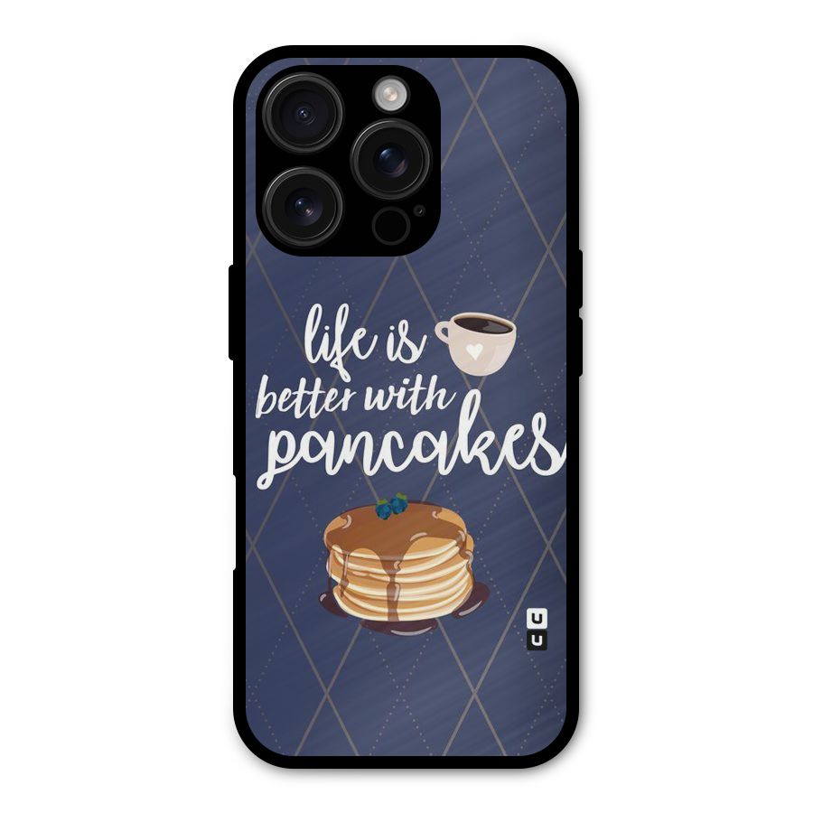 Pancake Life Shockproof Hybrid Protection (Metal + TPU) Back Case Cover