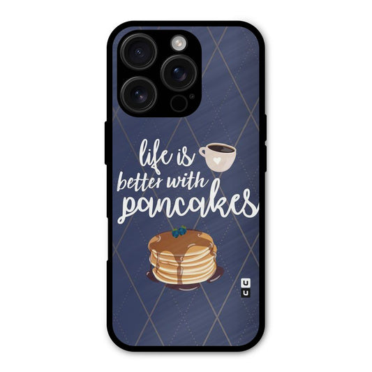 Pancake Life Shockproof Hybrid Protection (Metal + TPU) Back Case Cover