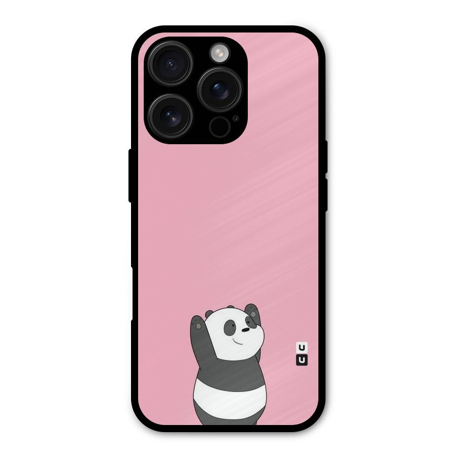 Panda Handsup Shockproof Hybrid Protection (Metal + TPU) Back Case Cover