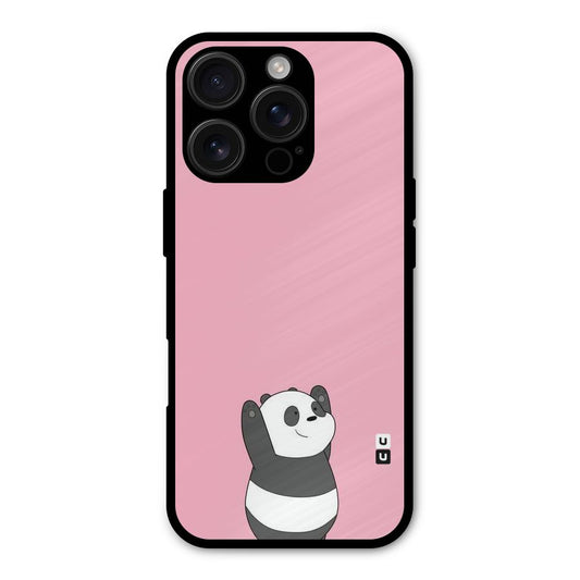 Panda Handsup Shockproof Hybrid Protection (Metal + TPU) Back Case Cover