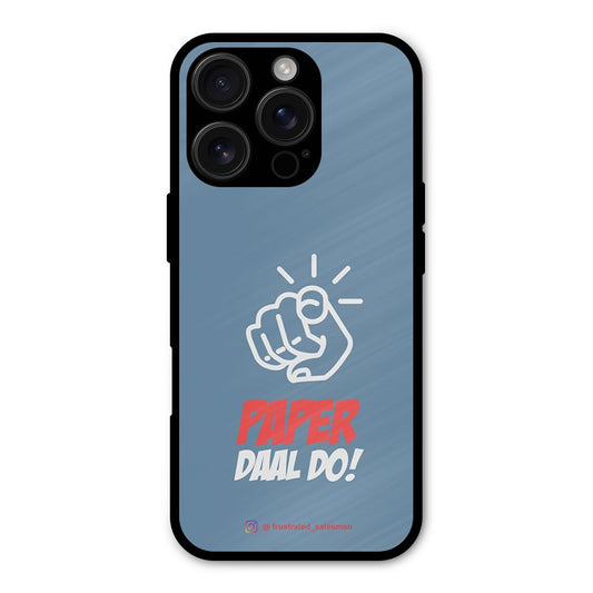 Paper Daal Do SteelBlue Shockproof Hybrid Protection (Metal + TPU) Back Case Cover