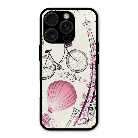 Paris Clipart Shockproof Hybrid Protection (Metal + TPU) Back Case Cover