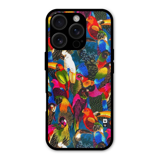 Parrot Art Shockproof Hybrid Protection (Metal + TPU) Back Case Cover