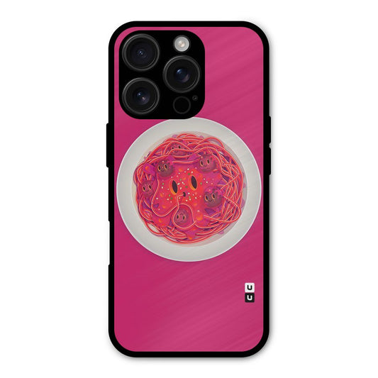 Pasta Cute Shockproof Hybrid Protection (Metal + TPU) Back Case Cover