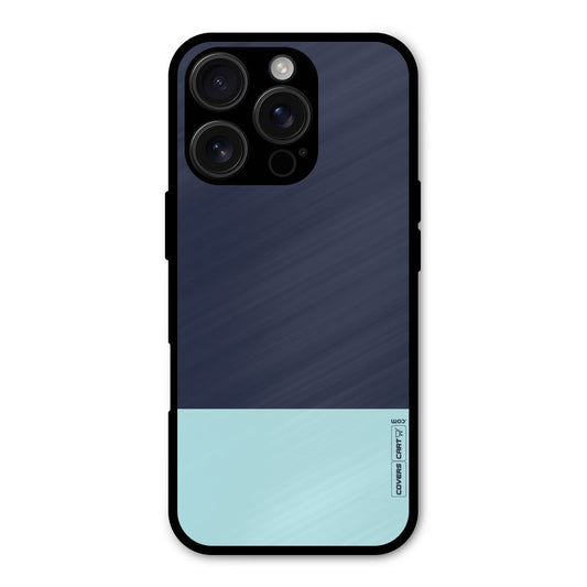 Pastel Blues Shockproof Hybrid Protection (Metal + TPU) Back Case Cover
