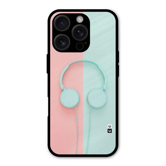 Pastel Headphones Shockproof Hybrid Protection (Metal + TPU) Back Case Cover