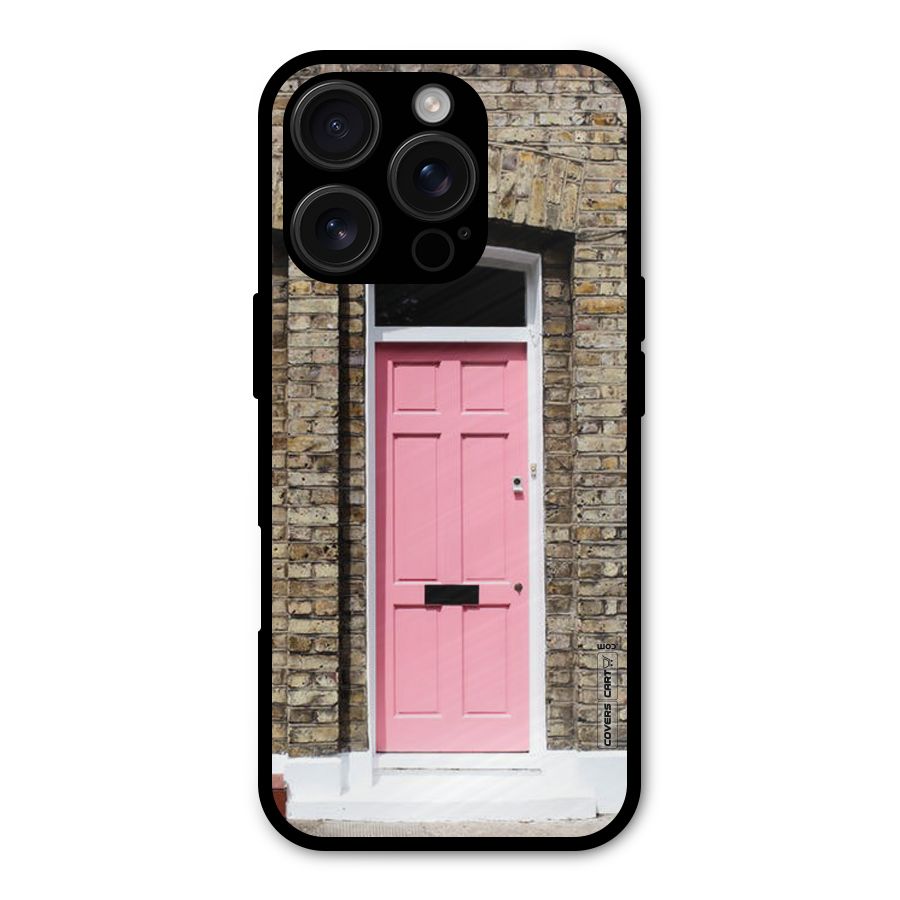 Pastel Pink Door Shockproof Hybrid Protection (Metal + TPU) Back Case Cover