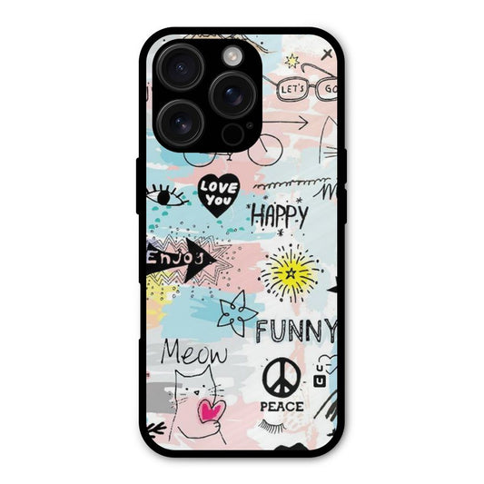 Peace And Funny Shockproof Hybrid Protection (Metal + TPU) Back Case Cover