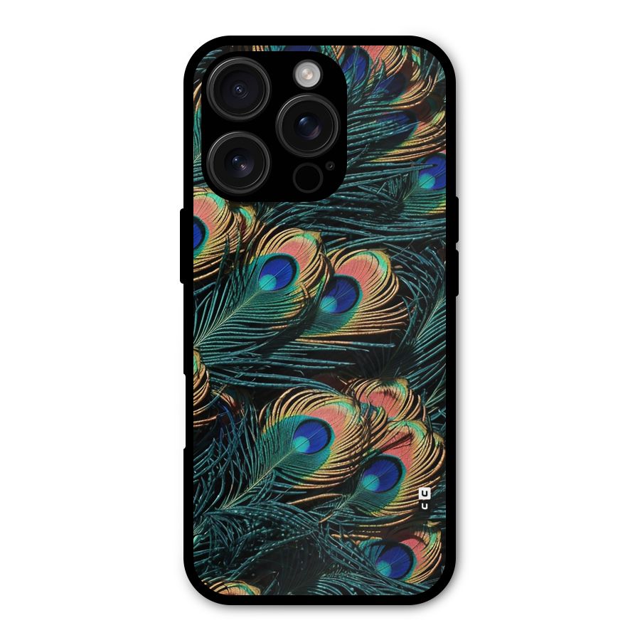 Peacock Feather Art Shockproof Hybrid Protection (Metal + TPU) Back Case Cover