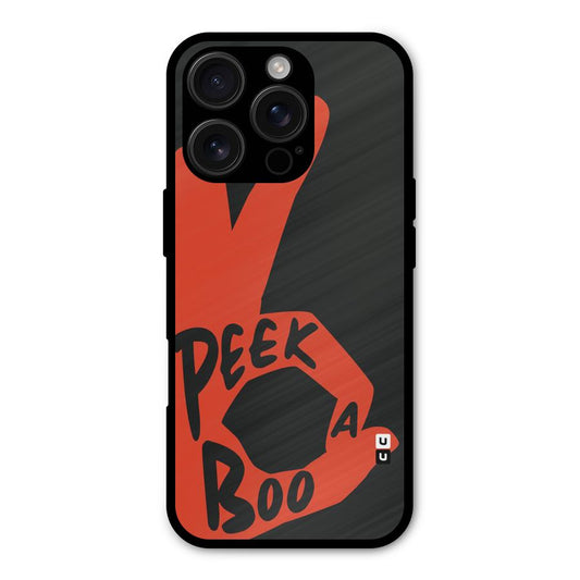 Peek-a-boo Shockproof Hybrid Protection (Metal + TPU) Back Case Cover