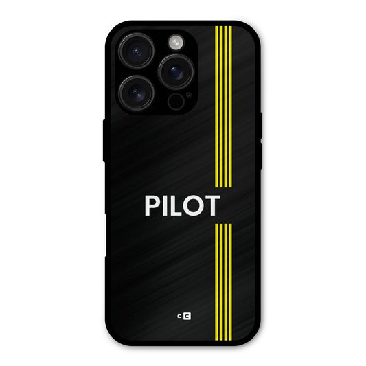 Pilot Stripes Shockproof Hybrid Protection (Metal + TPU) Back Case Cover