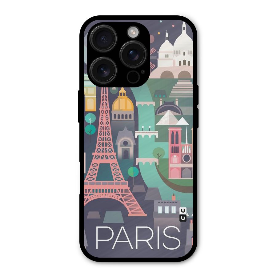 Pink Cute Tower Shockproof Hybrid Protection (Metal + TPU) Back Case Cover