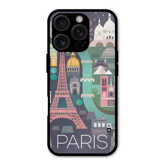 Pink Cute Tower Shockproof Hybrid Protection (Metal + TPU) Back Case Cover