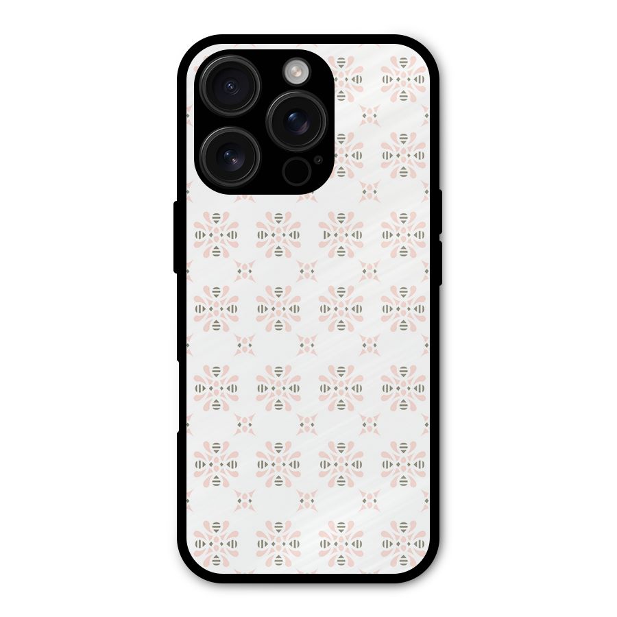 Pink Floral Pattern Shockproof Hybrid Protection (Metal + TPU) Back Case Cover