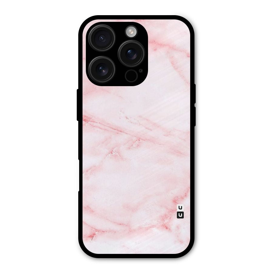 Pink Marble Print Shockproof Hybrid Protection (Metal + TPU) Back Case Cover