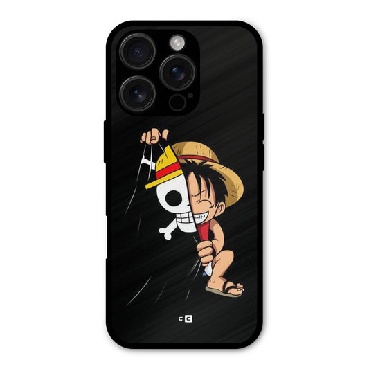 Pirate Luffy Shockproof Hybrid Protection (Metal + TPU) Back Case Cover