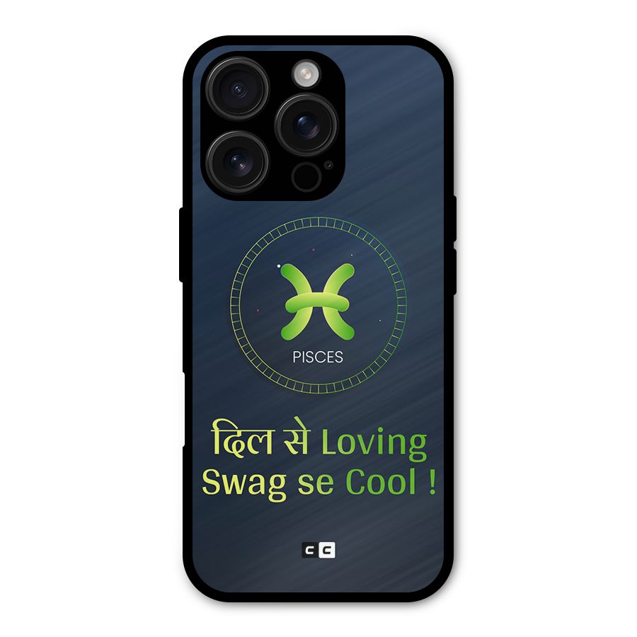 Pisces Swag Shockproof Hybrid Protection (Metal + TPU) Back Case Cover
