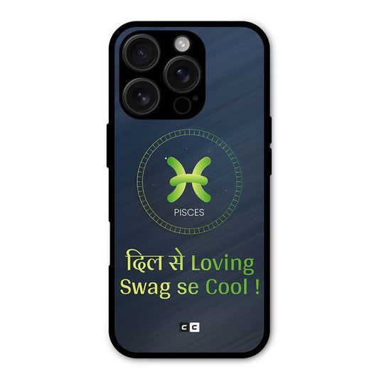 Pisces Swag Shockproof Hybrid Protection (Metal + TPU) Back Case Cover