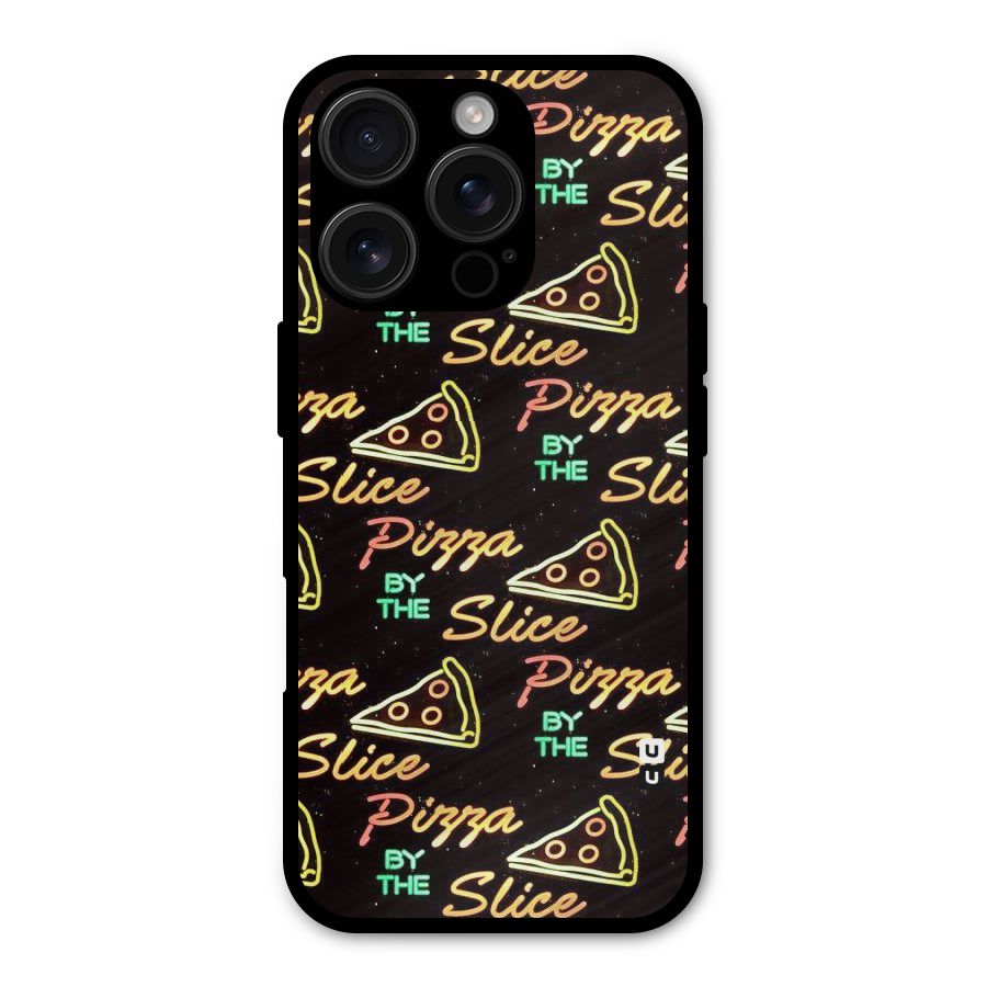 Pizza By Slice Shockproof Hybrid Protection (Metal + TPU) Back Case Cover
