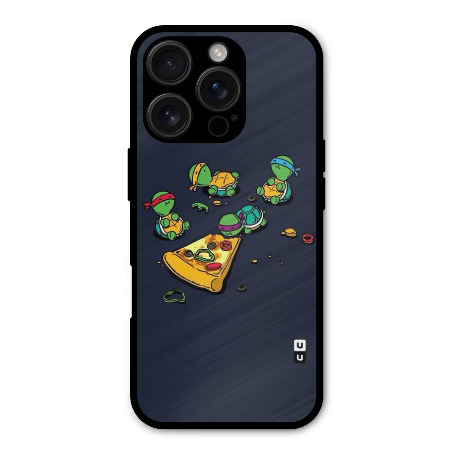 Pizza Overload Shockproof Hybrid Protection (Metal + TPU) Back Case Cover