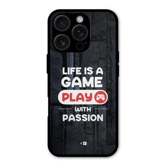 Play With Passion Shockproof Hybrid Protection (Metal + TPU) Back Case Cover