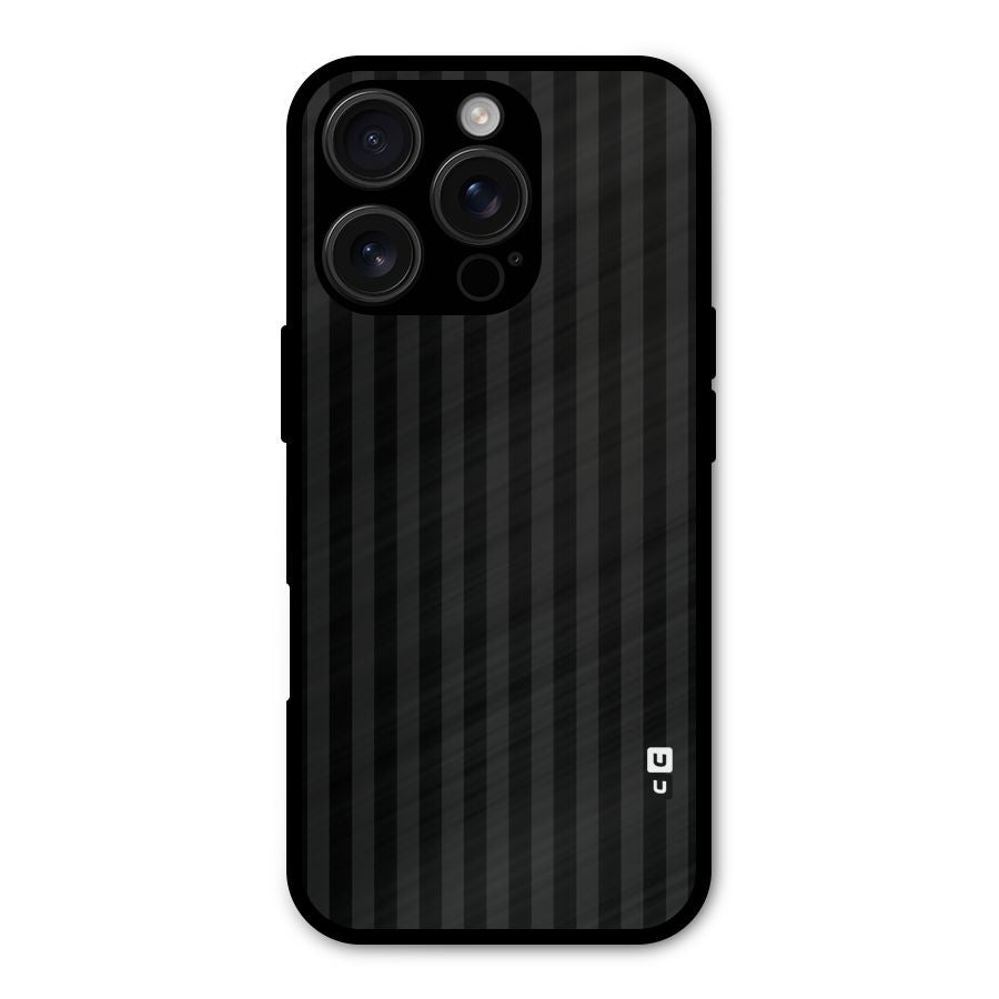 Pleasing Dark Stripes Shockproof Hybrid Protection (Metal + TPU) Back Case Cover