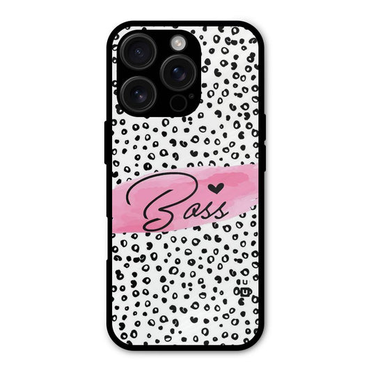 Polka Boss Shockproof Hybrid Protection (Metal + TPU) Back Case Cover
