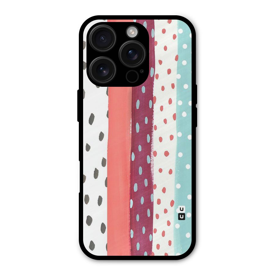 Polka Brush Art Shockproof Hybrid Protection (Metal + TPU) Back Case Cover