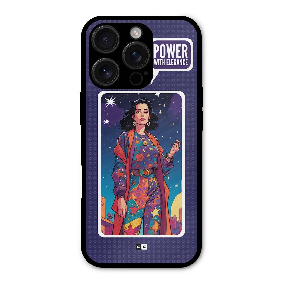 Power With Elegance Shockproof Hybrid Protection (Metal + TPU) Back Case Cover