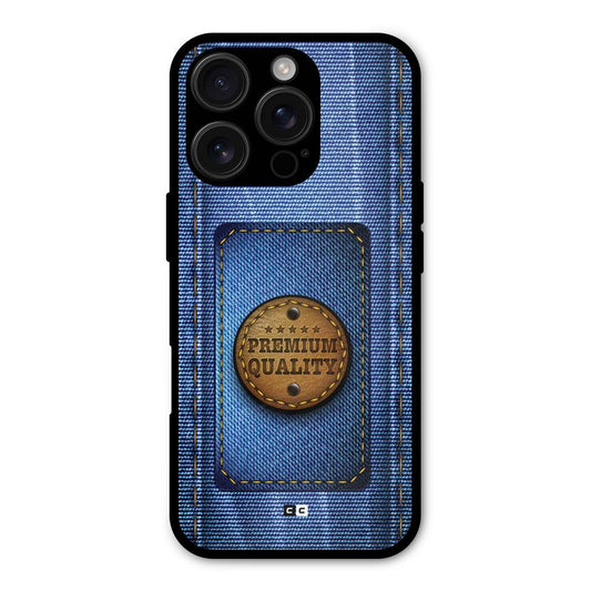 Premium Quality Denim Shockproof Hybrid Protection (Metal + TPU) Back Case Cover