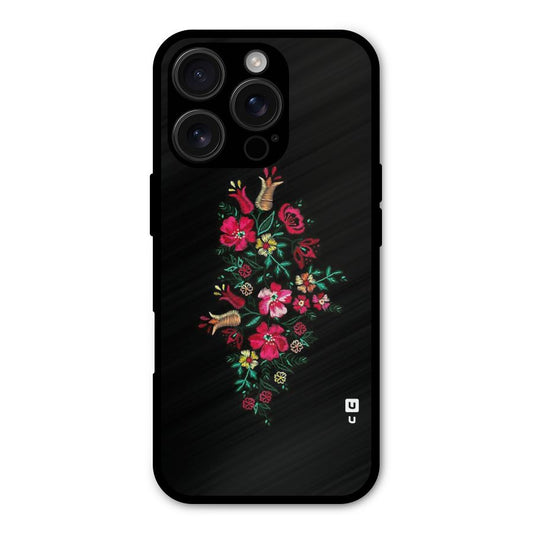 Pretty Allure Flower Shockproof Hybrid Protection (Metal + TPU) Back Case Cover